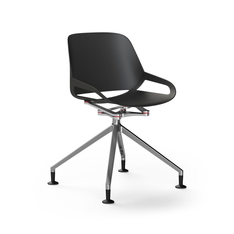 Aeris Numo musta istuin kiillotettu ristikkojalka tassuilla