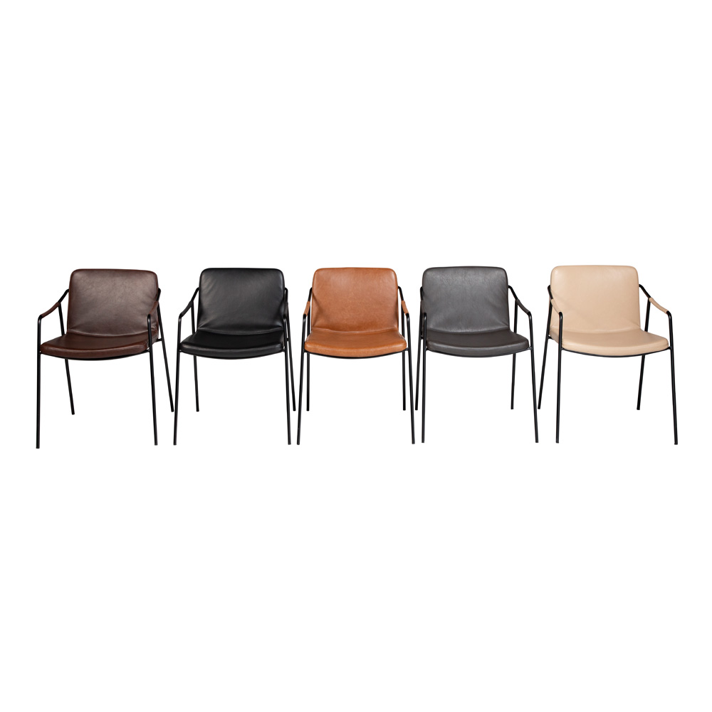 Danform_BOTO_CHAIR_TUOLI_KÄSINOJALLINEN_vintage_art_leather_w_black_legs_01 - Edella