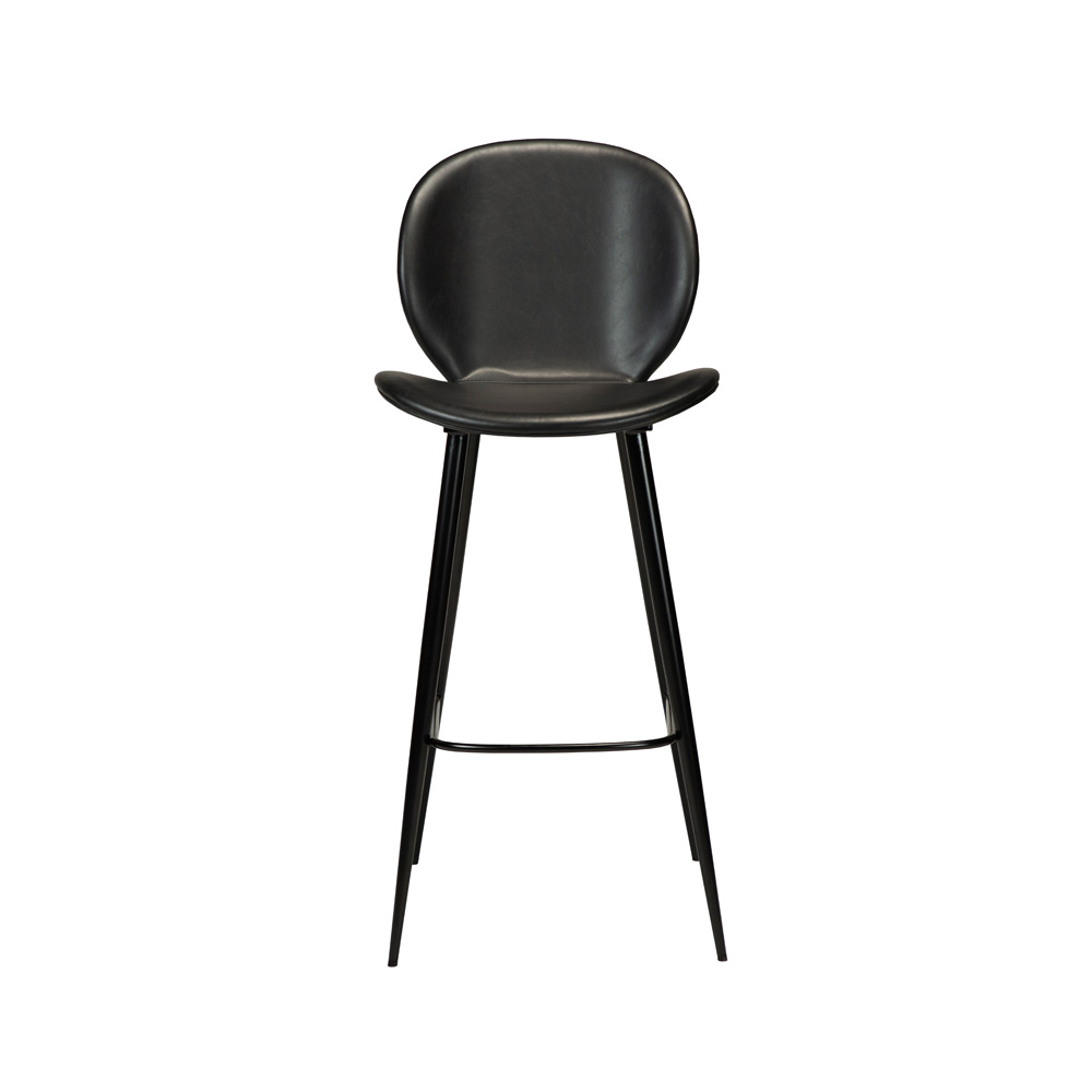 Danform_CLOUD_BAR_STOOL_Baarituoli_vintage_black_art_leather_w_black_metal_legs_04 - Edella