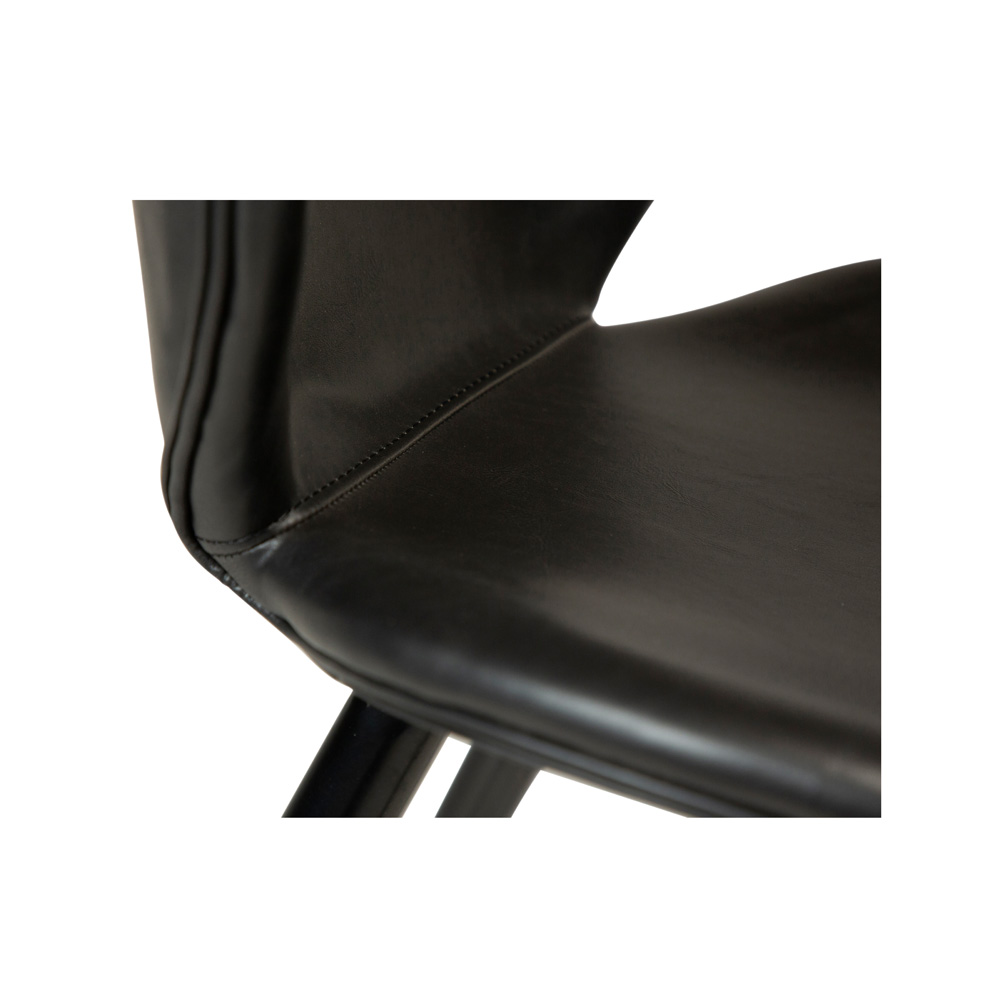 Danform_CLOUD_BAR_STOOL_Baarituoli_vintage_black_art_leather_w_black_metal_legs_07 - Edella
