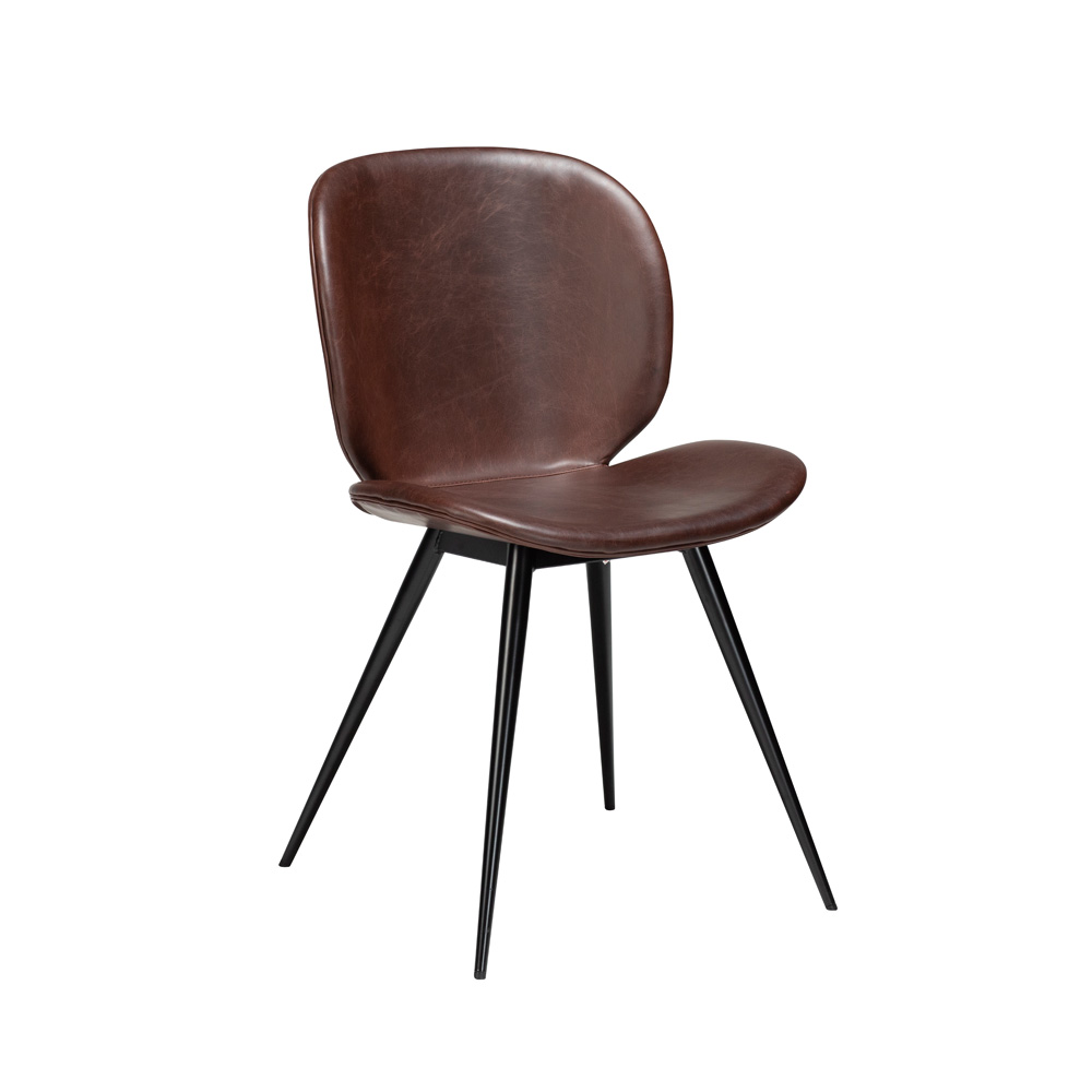 Danform_CLOUD_CHAIR_RAVINTOLATUOLI_vintage_cocoa_art_leather_w_black_legs_01 - Edella