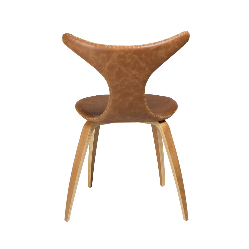 Danform_DOLPHIN_CHAIR_RAVINTOLATUOLI_light_brown_leather_w_oak_veneer_legs_02 - Edella