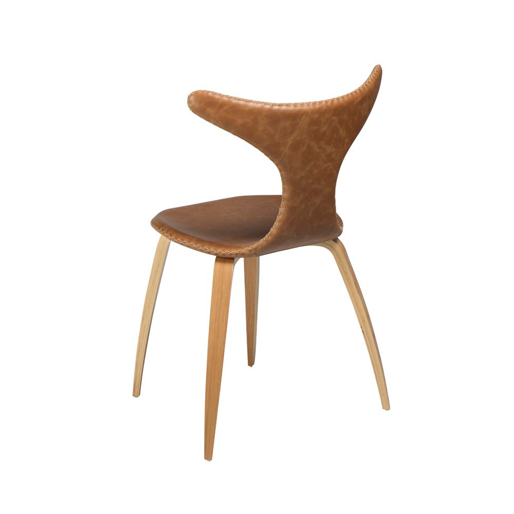 Danform_DOLPHIN_CHAIR_RAVINTOLATUOLI_light_brown_leather_w_oak_veneer_legs_03 - Edella