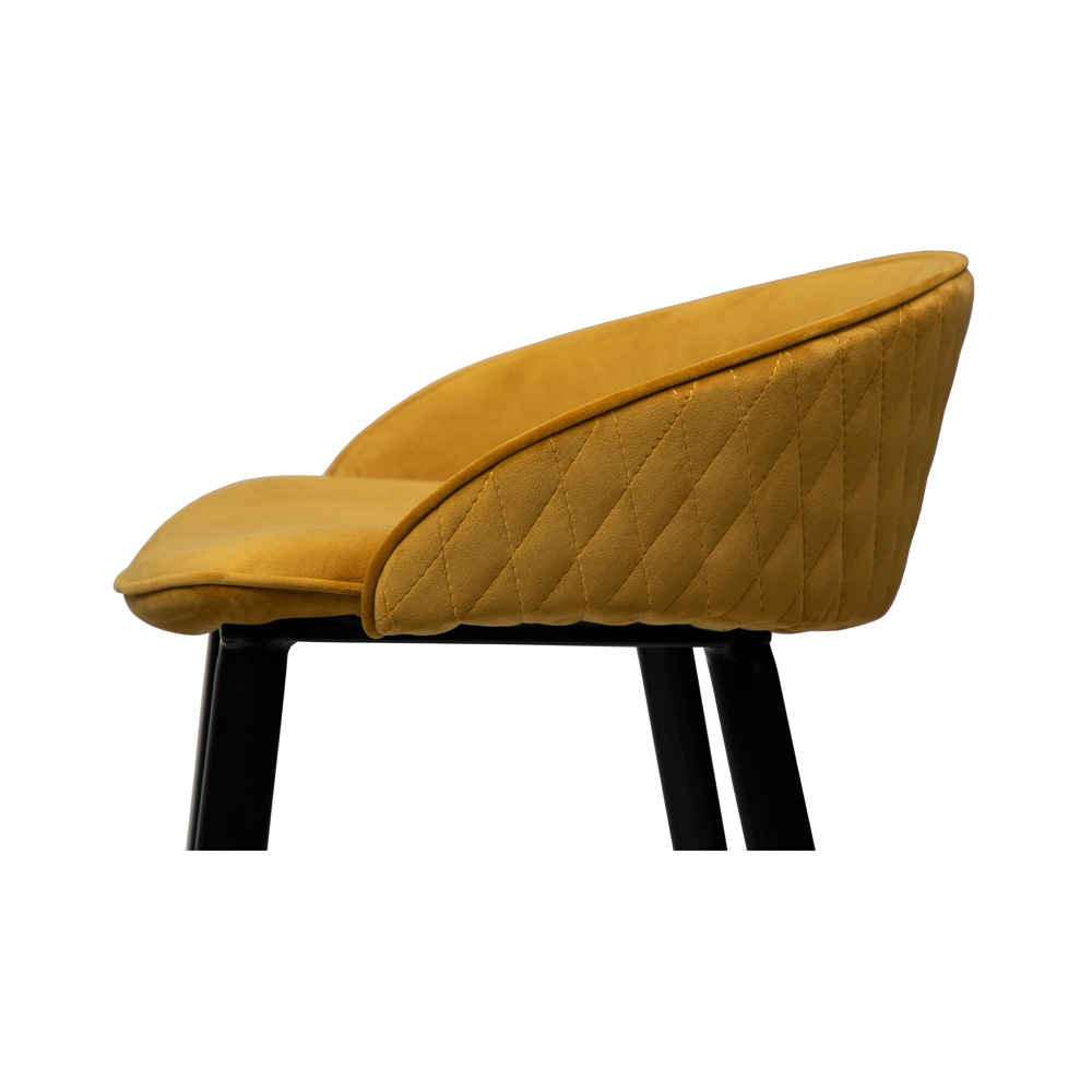 Danform_DUAL_BAR_STOOL_baarituoli_bronze_velvet_w_black_metal_legs_07 - Edella