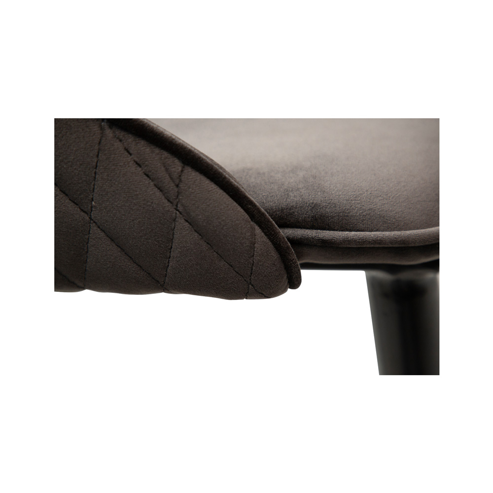 Danform_DUAL_BAR_STOOL_baarituoli_meteorite_black_velvet_w_black_metal_legs_11 - Edella