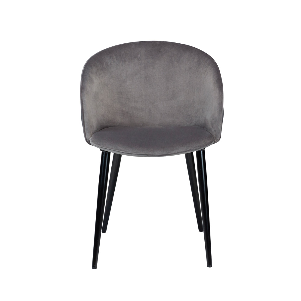 Danform_DUAL_CHAIR_RAVINTOLATUOLI_KAHVILATUOLI_alu_velvet_w_black_metal_legs_04 - Edella