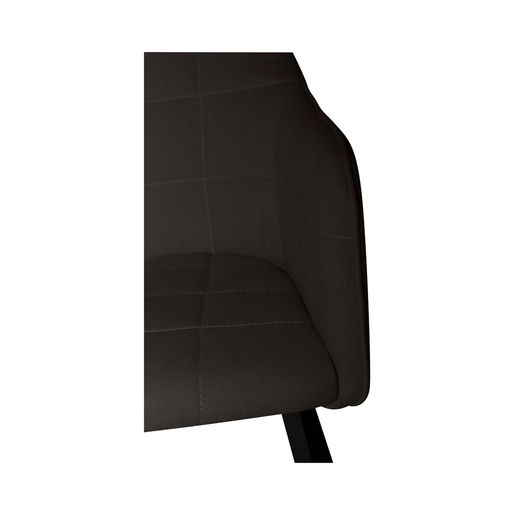 Danform_EMBRACE_CHAIR_RAVINTOLATUOLI_meteorite_black_fabric_w_black_legs_04 - Edella