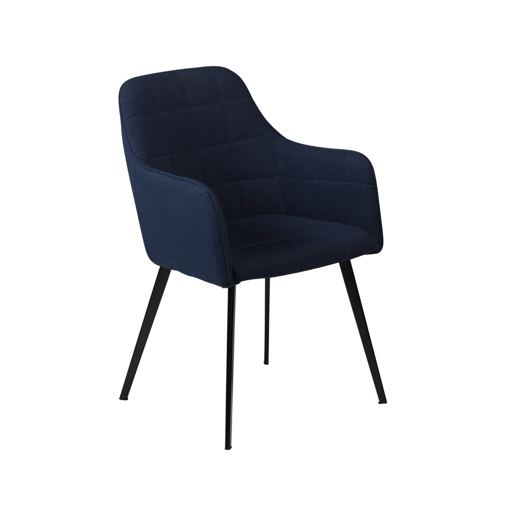 Danform_EMBRACE_CHAIR_RAVINTOLATUOLI_midnight_blue_fabric_w_black_legs_01 - Edella