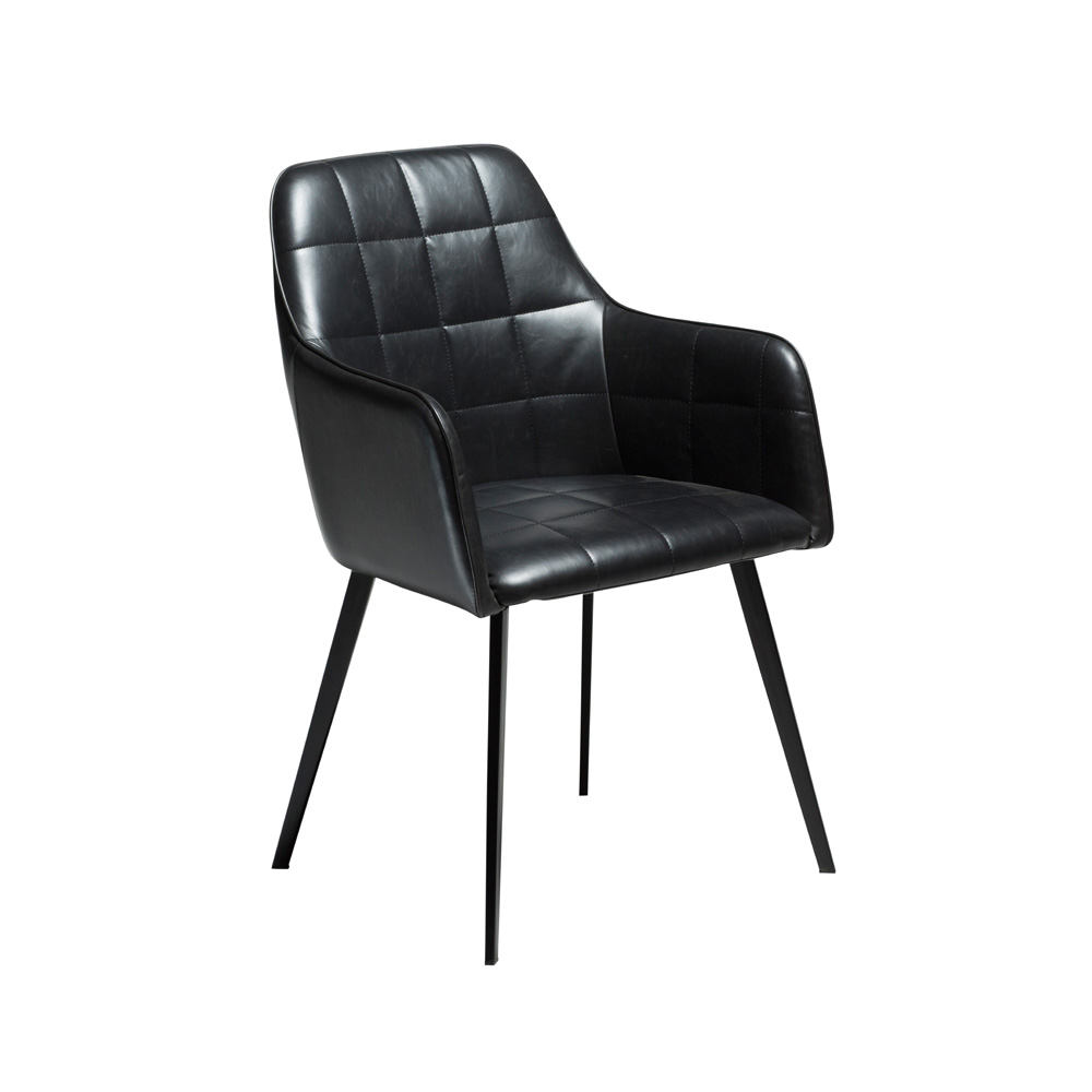 Danform_EMBRACE_CHAIR_RAVINTOLATUOLI_vintage_black_art_leather_w_black_legs_01 - Edella