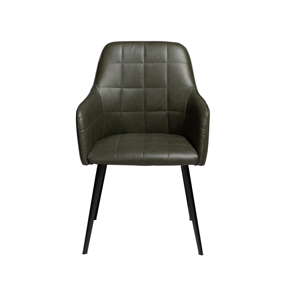 Danform_EMBRACE_CHAIR_RAVINTOLATUOLI_vintage_green_art_leather_w_black_legs_04 - Edella