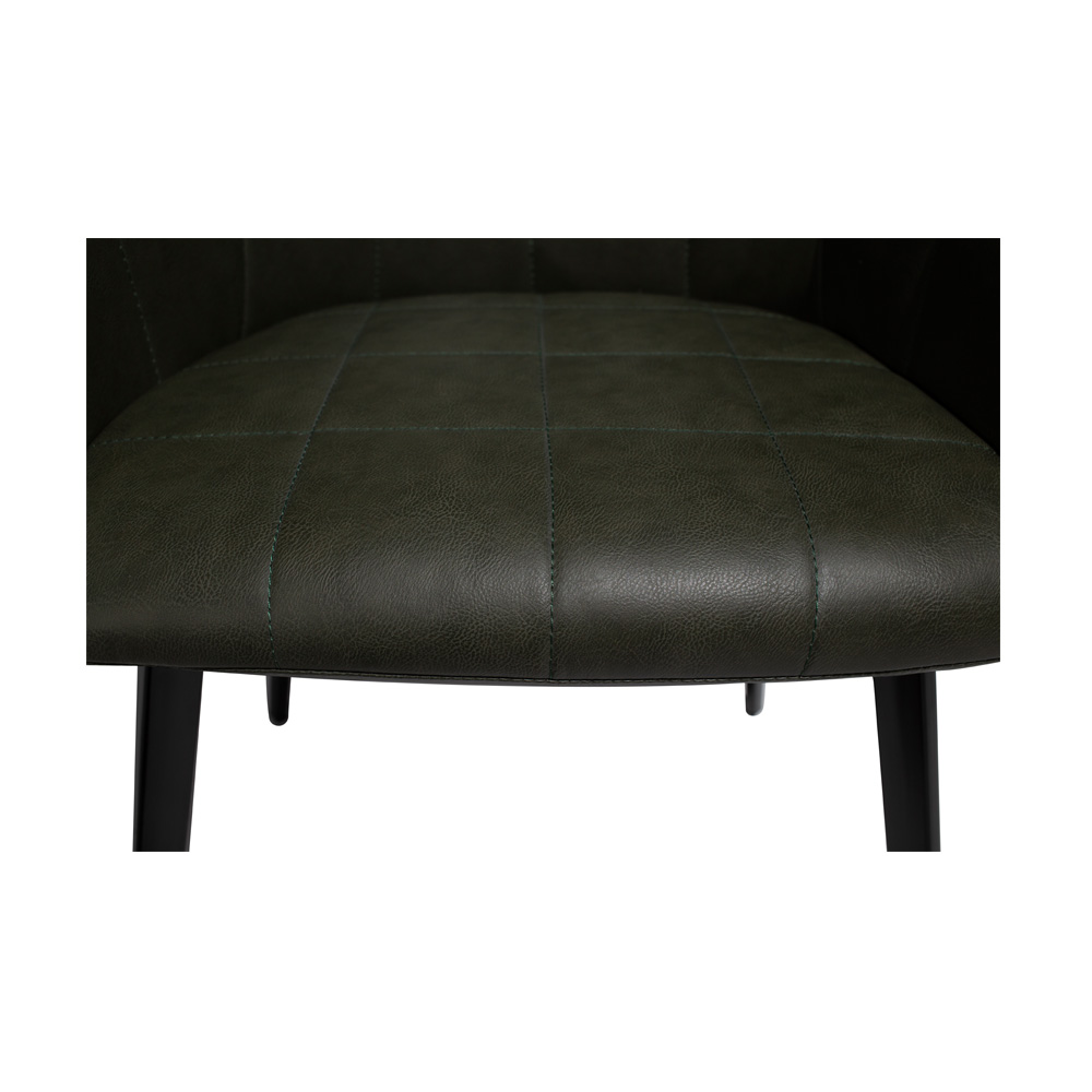 Danform_EMBRACE_CHAIR_RAVINTOLATUOLI_vintage_green_art_leather_w_black_legs_08 - Edella