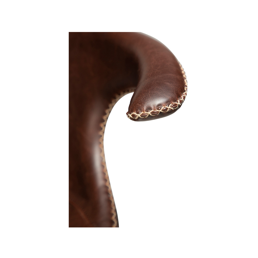 Danform_FLAIR_BAR_STOOL_baarituoli_vintage_cocoa_art_leather_w_black_metal_legs_07 - Edella
