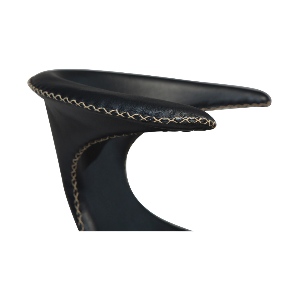 Danform_FLAIR_CHAIR_RAVINTOLATUOLI_KAHVILATUOLI_black_leather_w_matte_legs_04 - Edella