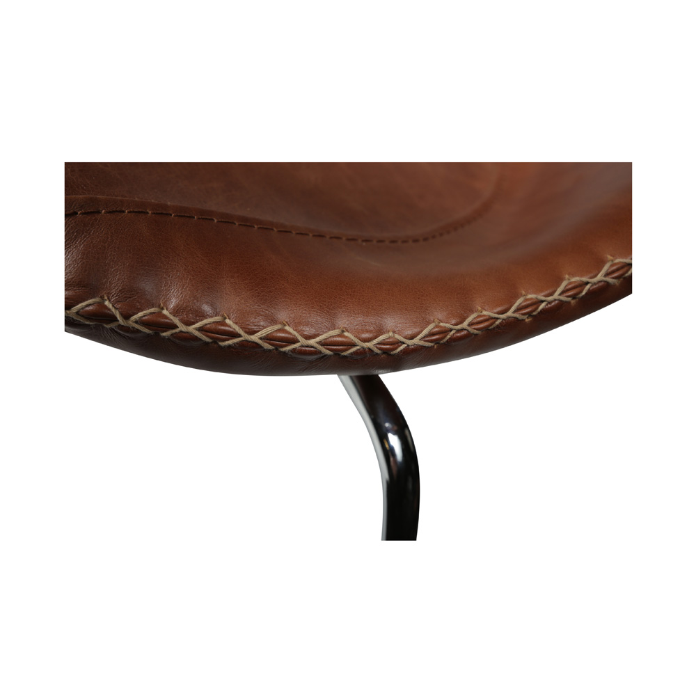 Danform_FLAIR_CHAIR_RAVINTOLATUOLI_KAHVILATUOLI_light_brown_leather_w_chrome_legs_07 - Edella