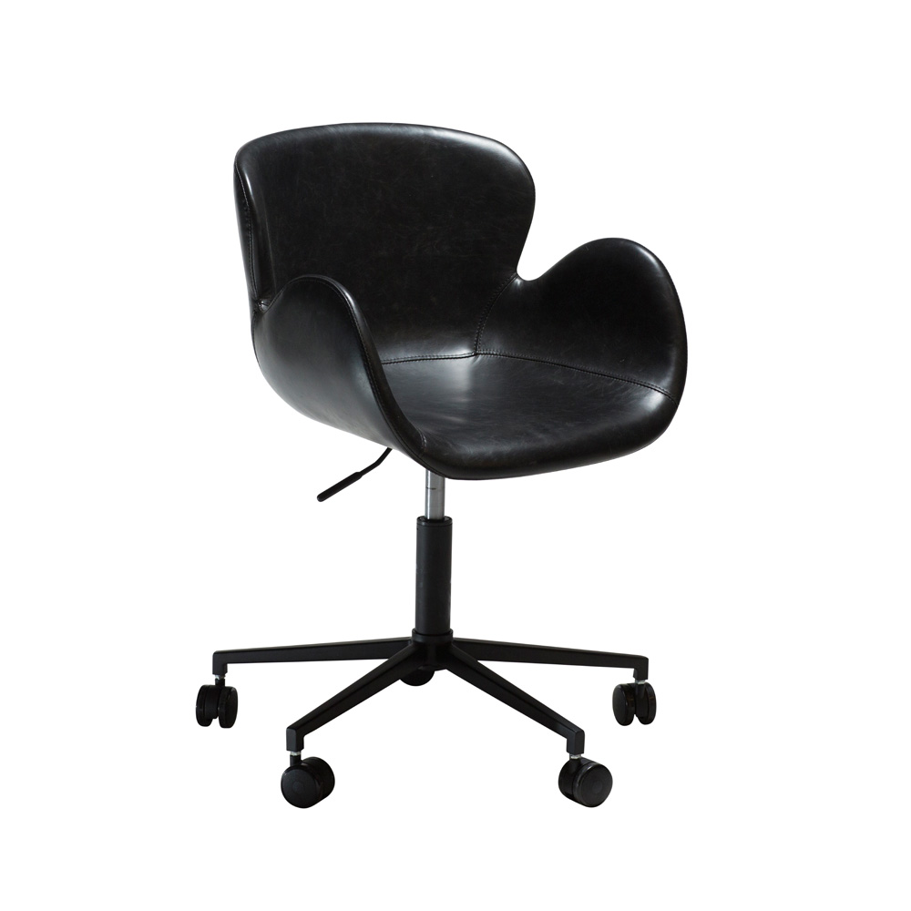 Danform_Gaia_vintage_black_työtuoli_01 - Edella Danform Gaia työtuoli vintage black