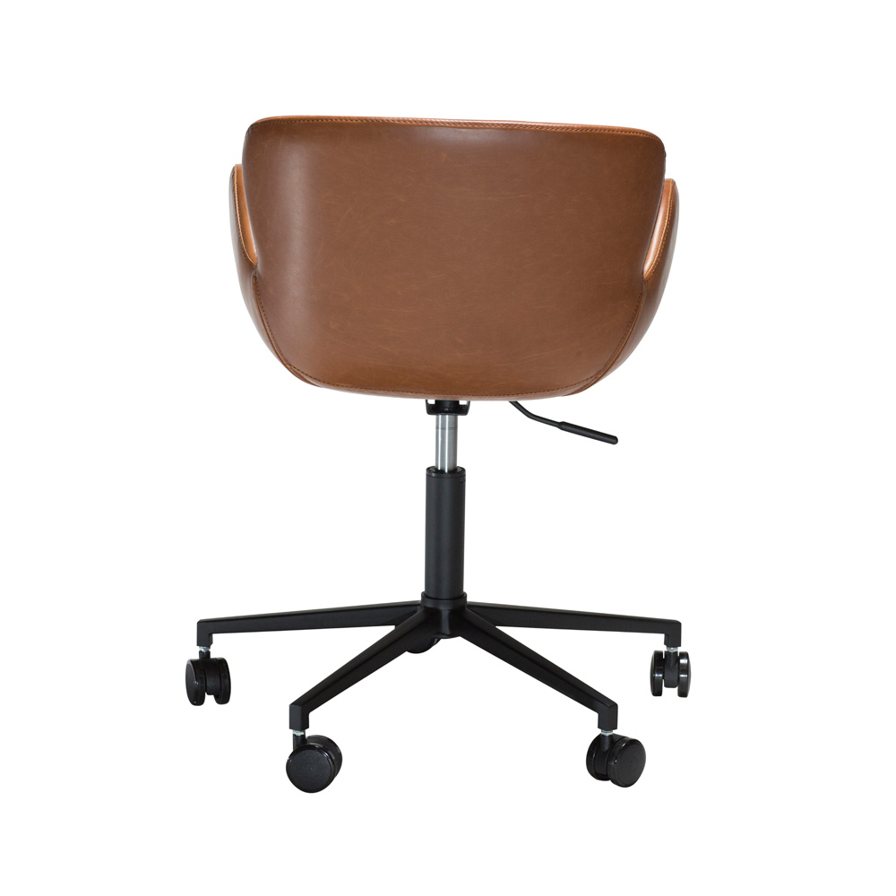 Danform_Gaia_vintage_leather_nojatuoli_02 - Edella Danform Gaia työtuoli vintage light brown
