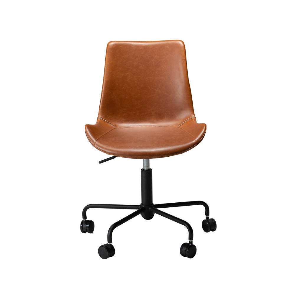 Danform_Hype_vintage_leather_nojatuoli_11 - Edella Danform Hype työtuoli vintage light brown
