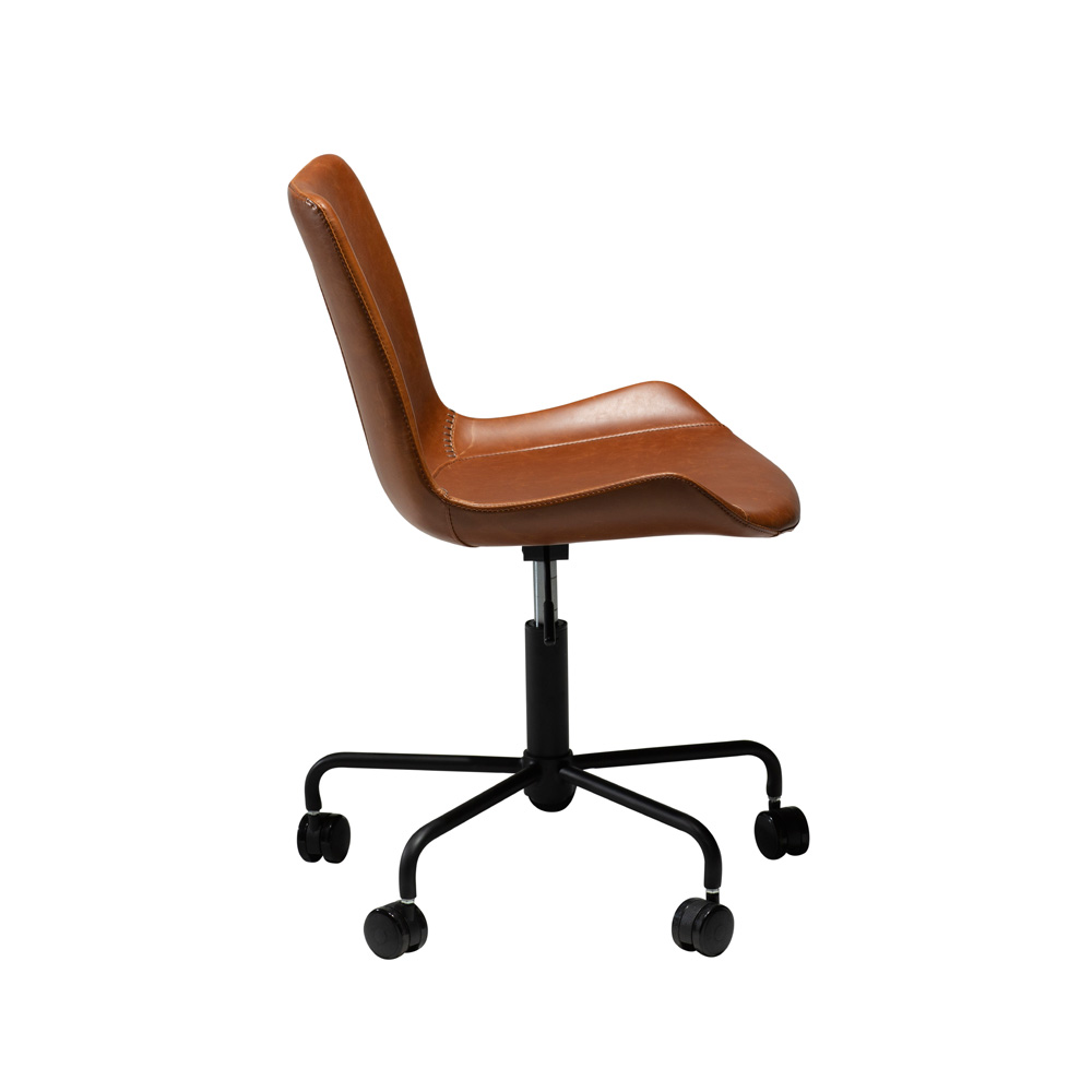 Danform_Hype_vintage_leather_nojatuoli_12 - Edella Danform Hype työtuoli vintage light brown