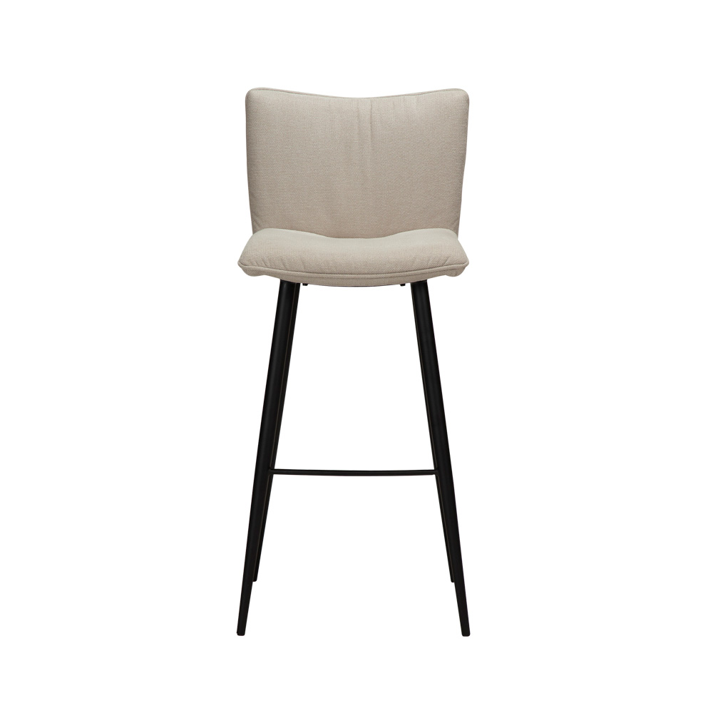 Danform_JOIN_Bar_Stool_korkea_baarituoli_kokoverhoiltu_kangas_desert_sand_fabric_metallijalat_02 - Edella