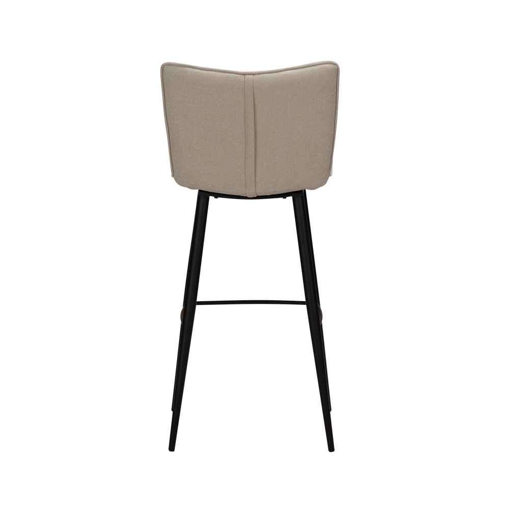 Danform_JOIN_Bar_Stool_korkea_baarituoli_kokoverhoiltu_kangas_desert_sand_fabric_metallijalat_04 - Edella