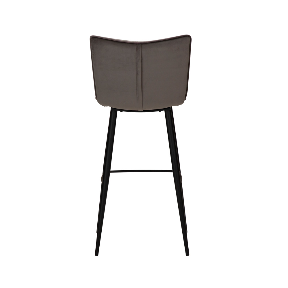 Danform_JOIN_Bar_Stool_korkea_baarituoli_kokoverhoiltu_sametti_alu_velvet_metallijalat_04 - Edella