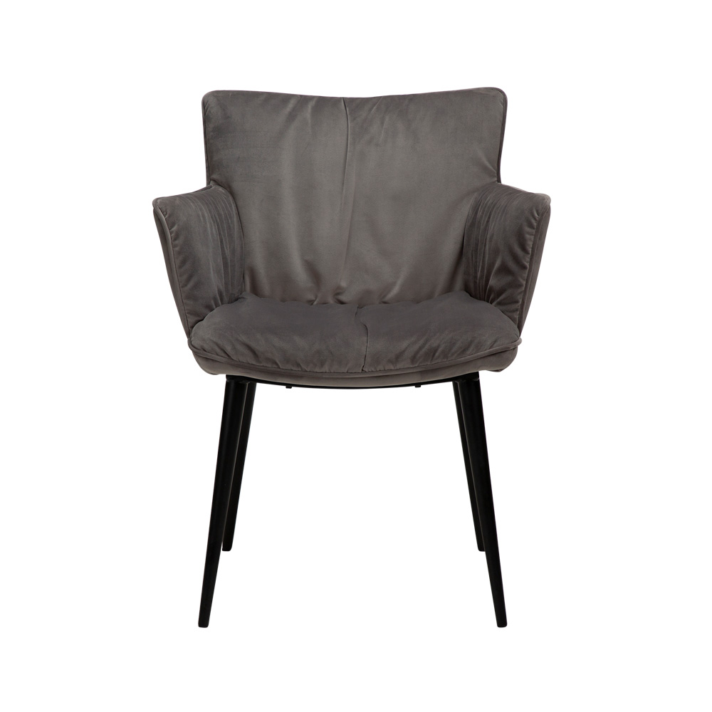 Danform_JOIN_armchair_ravintolatuoli_kahvilatuoli_kokoverhoiltu_alu_velvet_käsinojallinen_metallijalat_02 - Edella