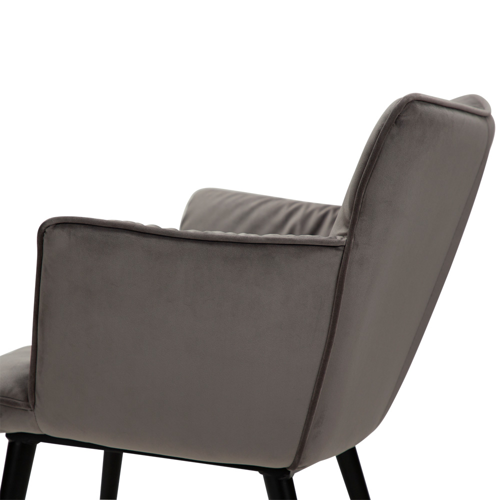 Danform_JOIN_armchair_ravintolatuoli_kahvilatuoli_kokoverhoiltu_alu_velvet_käsinojallinen_metallijalat_06 - Edella
