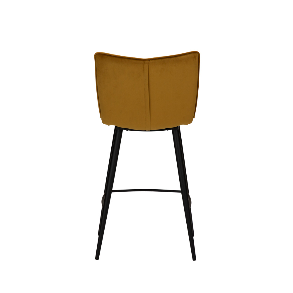 Danform_JOIN_counter_stool_matala_baarituoli_kokoverhoiltu_sametti_bronze_velvet_metallijalat_04 - Edella