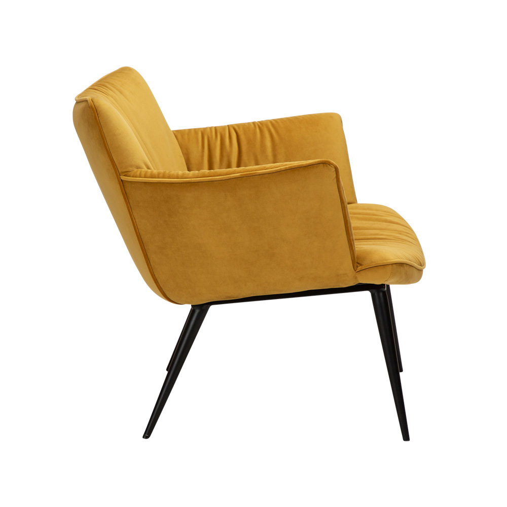 Danform_JOIN_lounge_chair_nojatuoli_ravintolatuoli_kahvilatuoli_kokoverhoiltu_bronze_velvet_metallijalat_03 - Edella