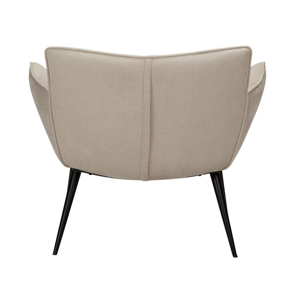 Danform_JOIN_lounge_chair_nojatuoli_ravintolatuoli_kahvilatuoli_kokoverhoiltu_desert_sand_fabric_metallijalat_04 - Edella