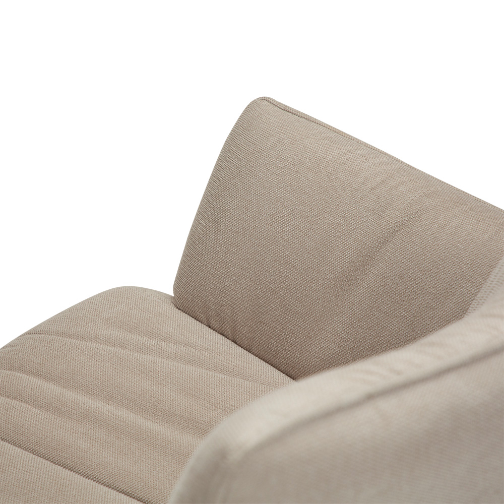 Danform_JOIN_lounge_chair_nojatuoli_ravintolatuoli_kahvilatuoli_kokoverhoiltu_desert_sand_fabric_metallijalat_06 - Edella