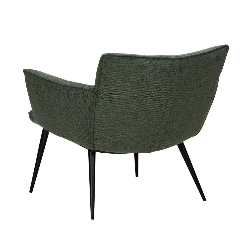 Danform_JOIN_lounge_chair_nojatuoli_ravintolatuoli_kahvilatuoli_kokoverhoiltu_sage_green_fabric_metallijalat_05 - Edella