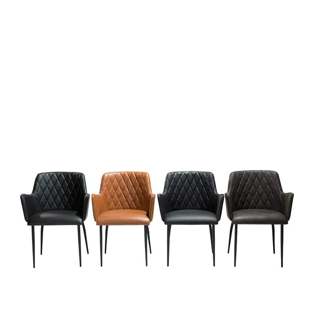 Danform_ROMBO_CHAIR_RAVINTOLATUOLI_KAHVILATUOLI_art_leather_w_black_legs_04 - Edella