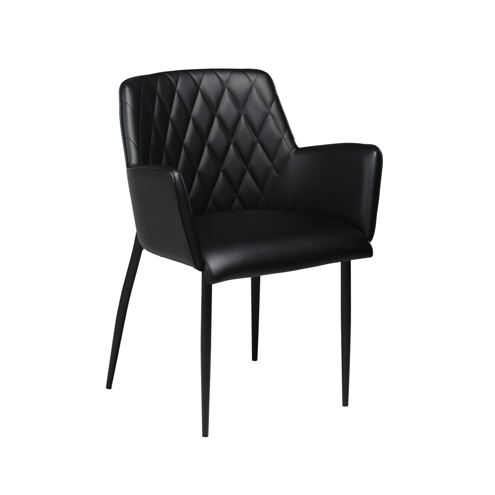 Danform_ROMBO_CHAIR_RAVINTOLATUOLI_KAHVILATUOLI_black_art_leather_w_black_legs_03 - Edella