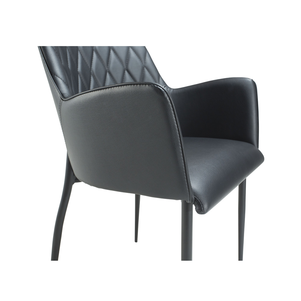 Danform_ROMBO_CHAIR_RAVINTOLATUOLI_KAHVILATUOLI_black_art_leather_w_black_legs_10 - Edella