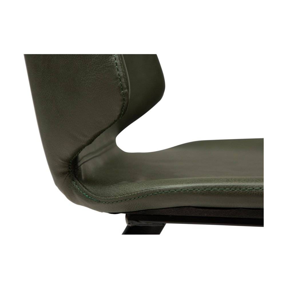 Danform_SWING_CHAIR_RAVINTOLATUOLI_KAHVILATUOLI_NEUVOTTELUTUOLI_vintage_green_art_leather_w_black_metal_legs_06 - Edella