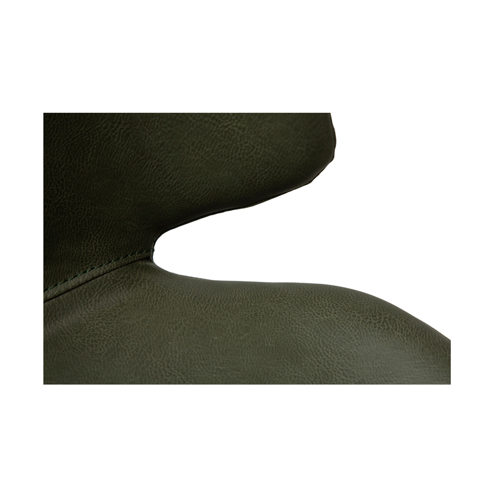 Danform_SWING_CHAIR_RAVINTOLATUOLI_KAHVILATUOLI_NEUVOTTELUTUOLI_vintage_green_art_leather_w_black_metal_legs_07 - Edella