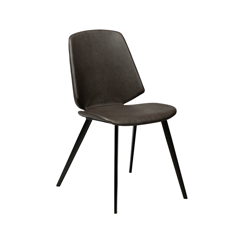 Danform_SWING_CHAIR_RAVINTOLATUOLI_KAHVILATUOLI_NEUVOTTELUTUOLI_vintage_grey_art_leather_w_black_metal_legs_01 - Edella