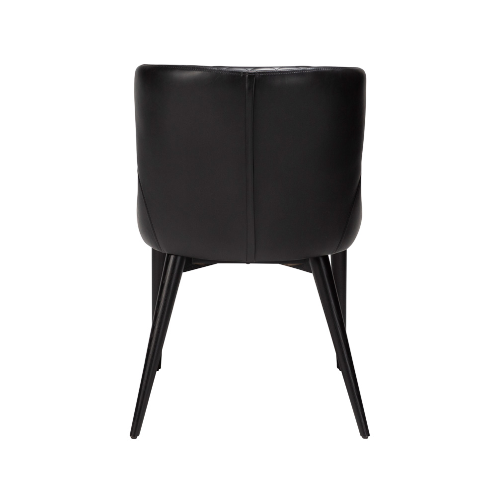 Danform_VETRO_CHAIR_vintage_black_art_leather_w_black_stained_oak_legs_02 - Edella