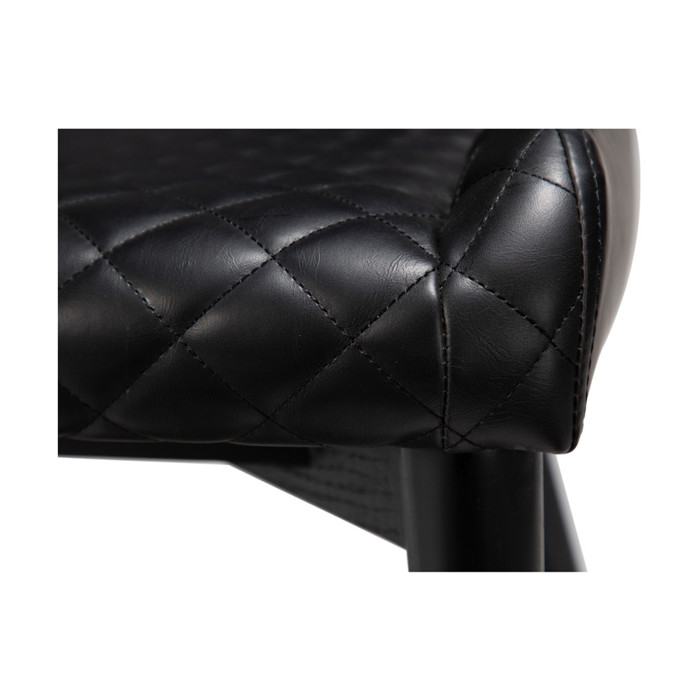 Danform_VETRO_CHAIR_vintage_black_art_leather_w_black_stained_oak_legs_09 - Edella