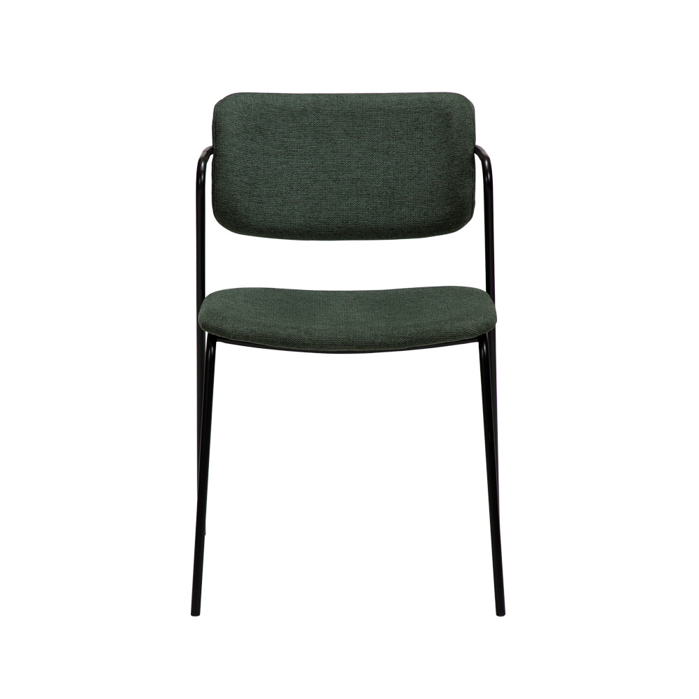 Danform_Zed_chair_ravintolatuoli_kahvilatuoli_kangas_Sage_green_käsinojallinen_putkijaloilla_02 - Edella