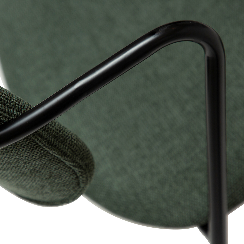 Danform_Zed_chair_ravintolatuoli_kahvilatuoli_kangas_Sage_green_käsinojallinen_putkijaloilla_07 - Edella