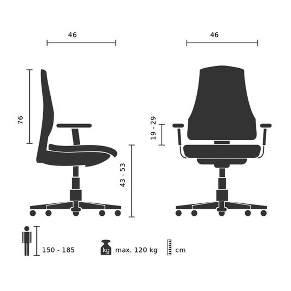 HJH_Office_Asgon_johtajantuoli_työtuoli_toimistotuoli_musta_synchro-mekanismi_verhoiltu_istuinpehmuste_verkkoselkänoja_niskatuki_13 - Edella