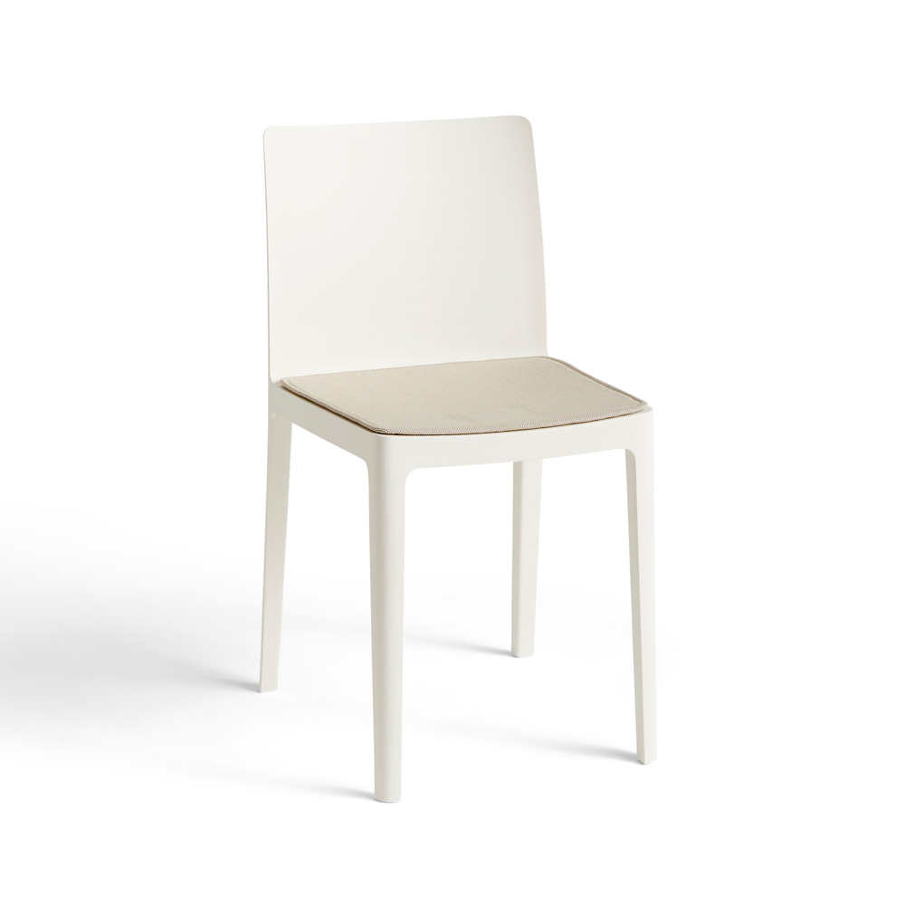 Hay_Elementaire_chair_cream_white_Seat_pad_Steelcut_Trio_205_W_01 - Edella