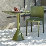 Hay Palissade Cone Table 65x65 Olive