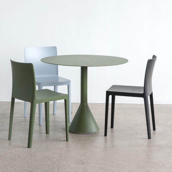 Hay Palissade Cone Table 90 Olive