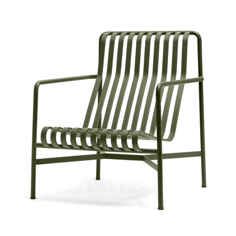 Hay Palissade Lounge Chair High Olive