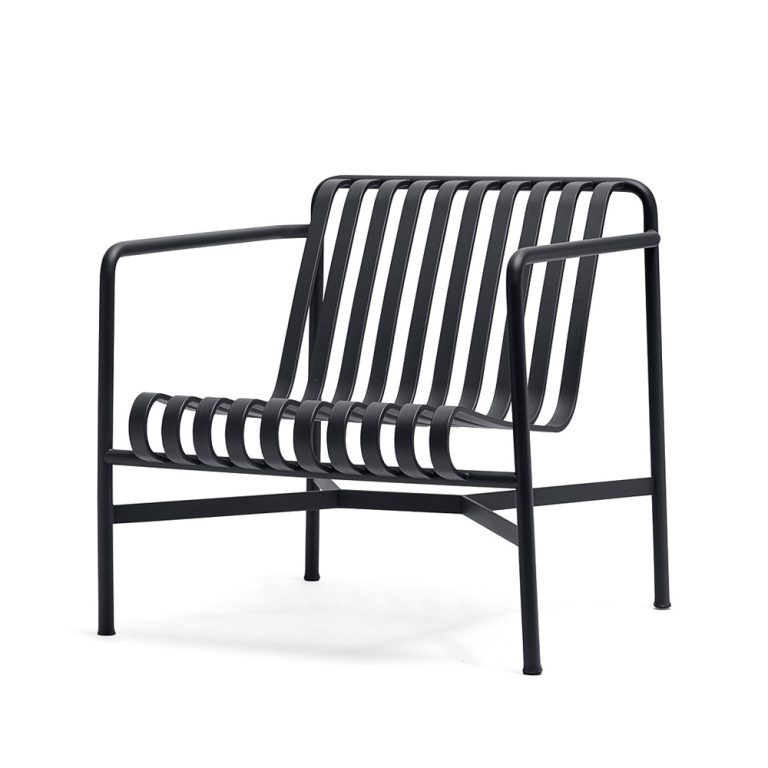 Hay Palissade Lounge Chair Low Anthracite