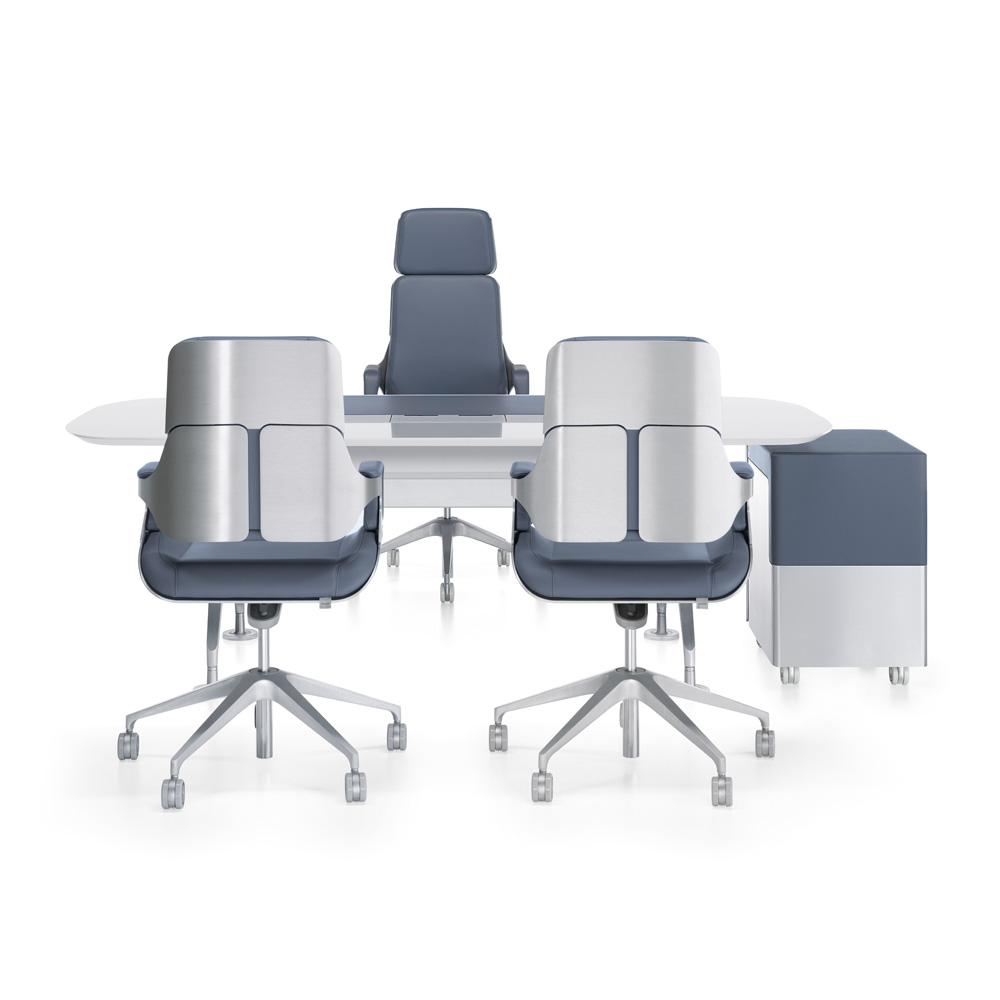Interstuhl_Silver_262S_työtuoli_toimistotuoli_synchro-mekanismi_kokoustuoli_neuvottelutuoli_asiakastuoli_harjattu_alumiini_siniharmaa_nahka_02 - Edella