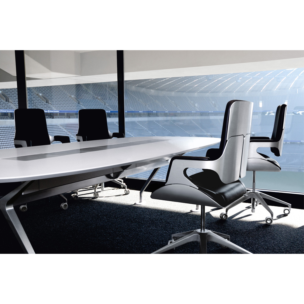 Interstuhl_Silver_262S_työtuoli_toimistotuoli_synchro-mekanismi_kokoustuoli_neuvottelutuoli_harjattu_alumiini_musta_nahka_06 - Edella